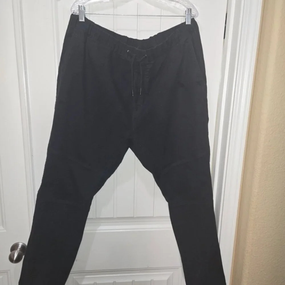 H&M UNISEX Black Cotton Cargo/Jogger Pants Size XL